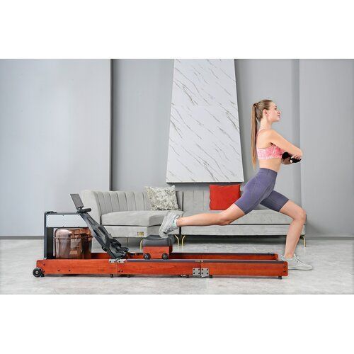 Веслувальний тренажер водний Kingsmith Rowing Machine WR1 (складаний, Bluetooth, водяний опір) 2499 фото
